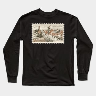 Charles M Russel Stamp Long Sleeve T-Shirt